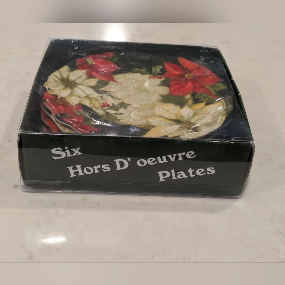 Set of 6 plates for desert Bater Bred